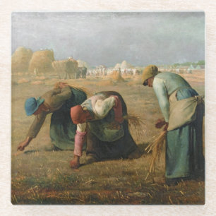 The Gleaners, 1857 Glass Coaster