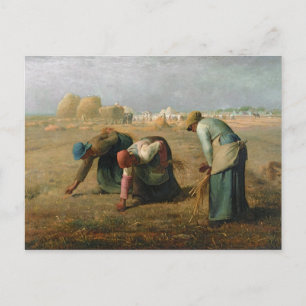 The Gleaners, 1857 Postcard
