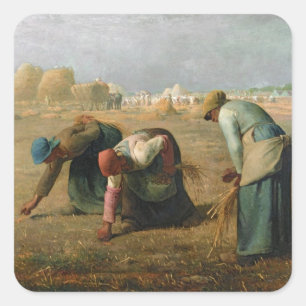 The Gleaners, 1857 Square Sticker