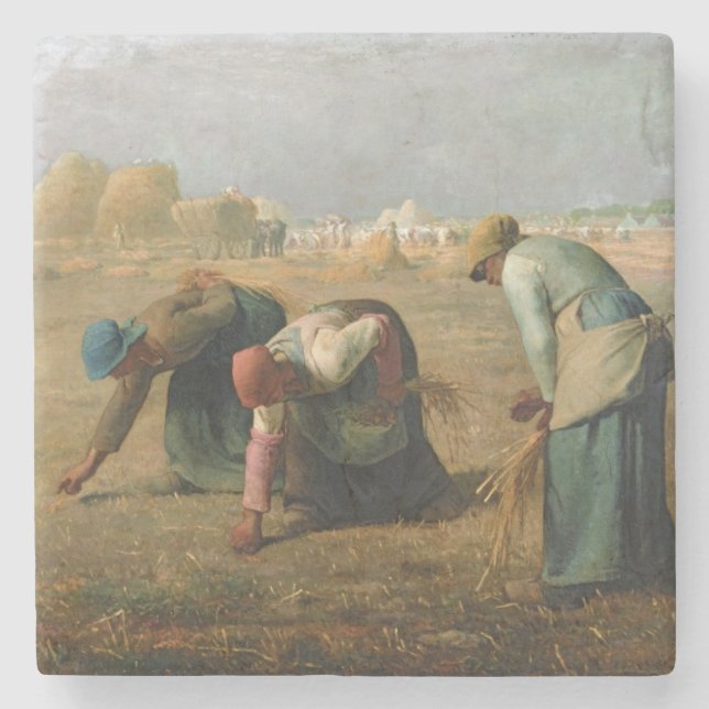 The Gleaners, 1857 Stone Coaster (Front)