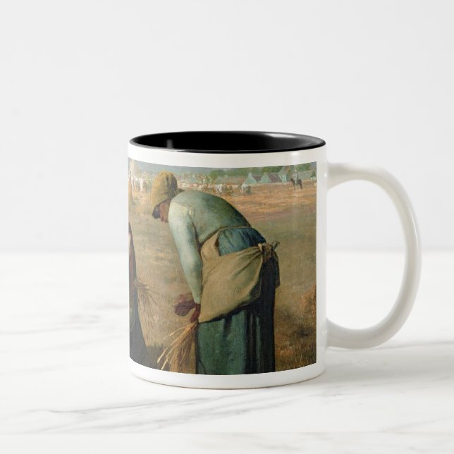 The Gleaners, 1857 Two-Tone Coffee Mug (Right)