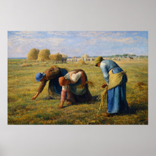 The Gleaners by Jean-Francois Millet Poster