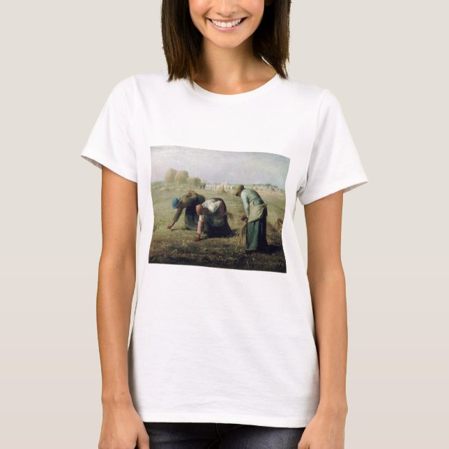 The Gleaners, Jean-Francois Millet, 1857 T-Shirt (Front)