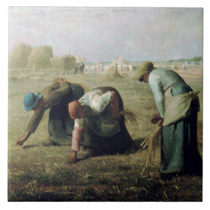 The Gleaners, Jean-Francois Millet Ceramic Tile