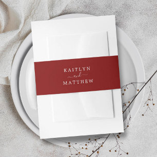 The Glitter Damask Las Vegas Wedding Collection Invitation Belly Band