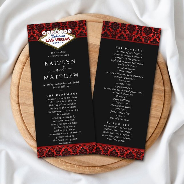 The Glitter Damask Las Vegas Wedding Collection Program (Creator Uploaded)