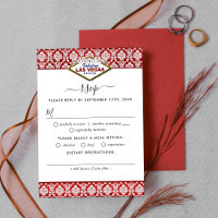 The Glitter Damask Las Vegas Wedding Collection
