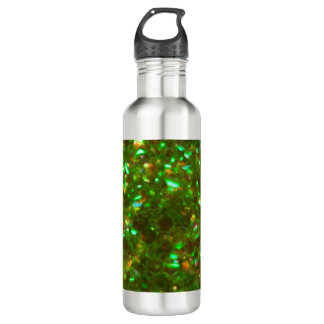 The Glitz glam glitter green Steel water bottle! 710 Ml Water Bottle