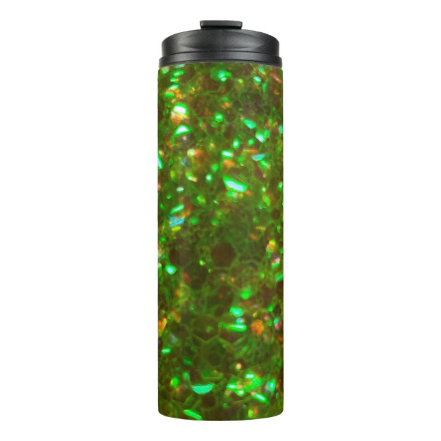 The Glitz glam glitter green Thermal Tumbler! Tumbler (Front)