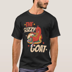 The Glizzy Goat Funny Hot Dog Pun Meme Gobble Hotd T-Shirt