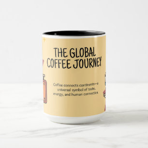 The Global Coffee Journey Two-Tone Coffee Mug