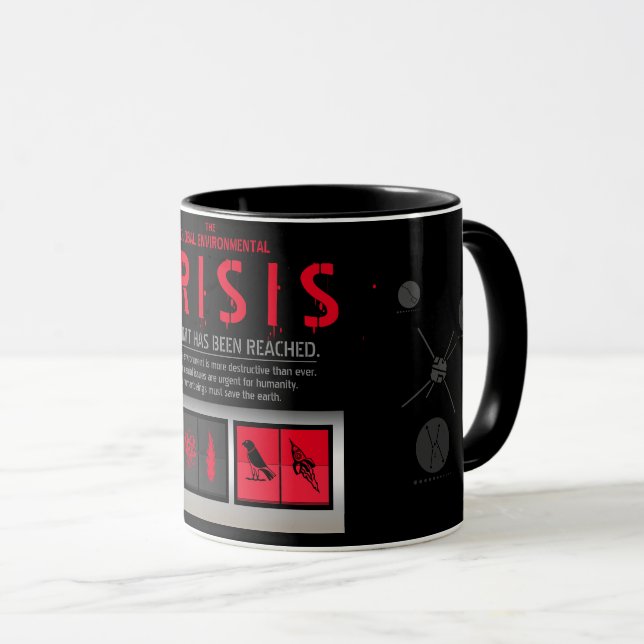 THE GLOBAL ENVIRONMENTAL CRISIS [Combo Mug] Mug (Front Right)