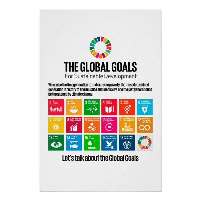 The Global Goals Poster (Front)