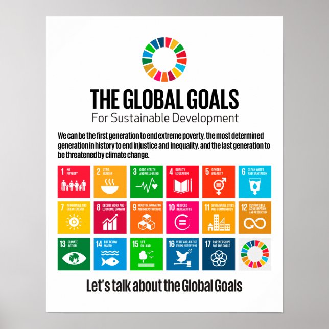 The Global Goals Poster (Front)