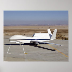 The Global Hawk unmanned aircraft Poster