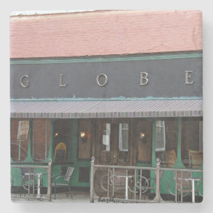 The Globe Athens Georgia Marble Stone Coaster. Coaster