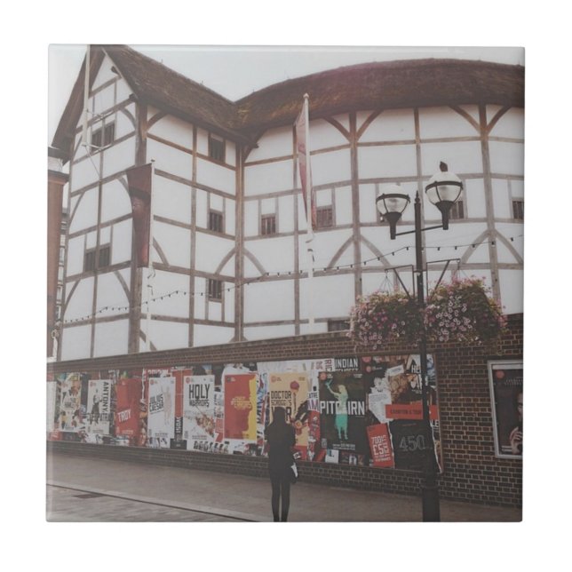 The Globe Theatre - London - UK  Ceramic Tile (Front)