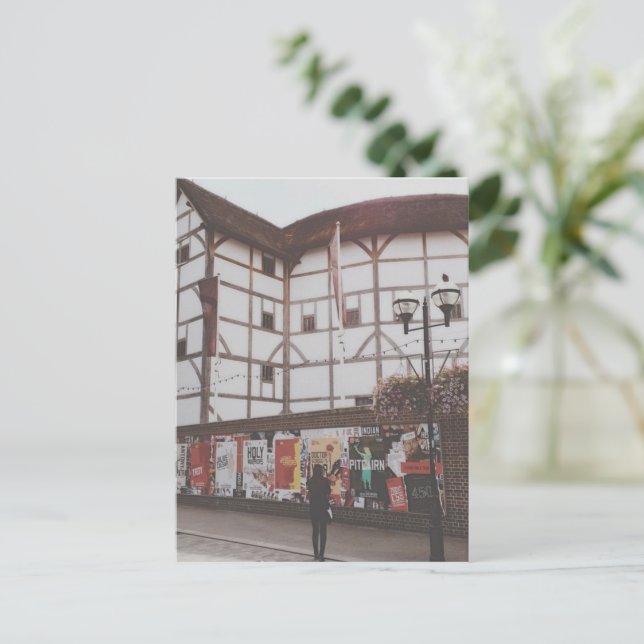 The Globe Theatre - London - UK  Holiday Postcard (Standing Front)