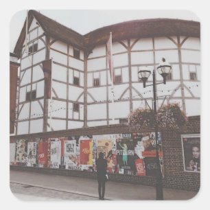 The Globe Theatre - London - UK Square Sticker