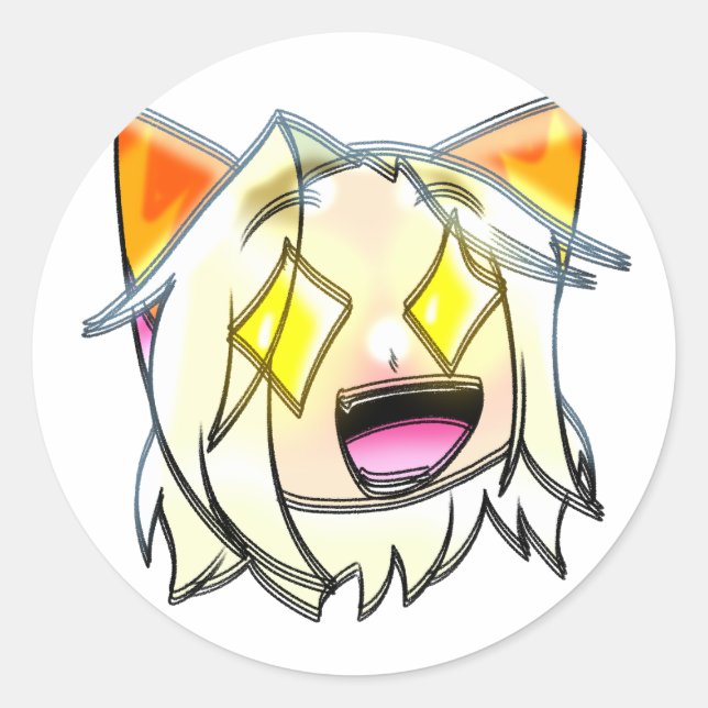 The Gloryheart Hyper Sticker (Front)