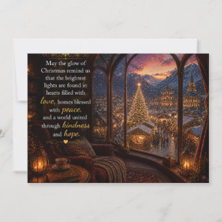 The Glow of Christmas Holiday Card