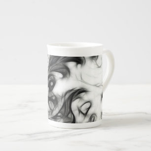 The Glowing Floral Invert Bone China Mug