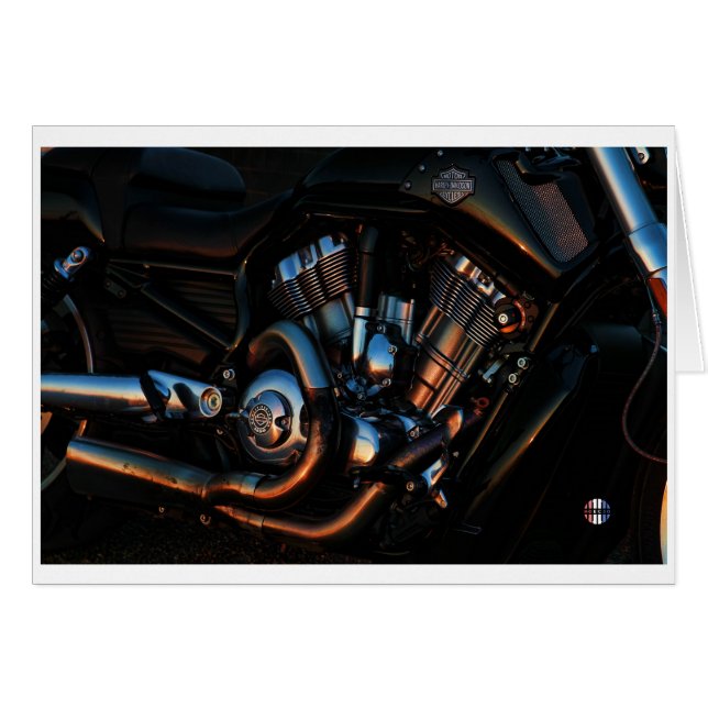 The glowing motor card (Front Horizontal)