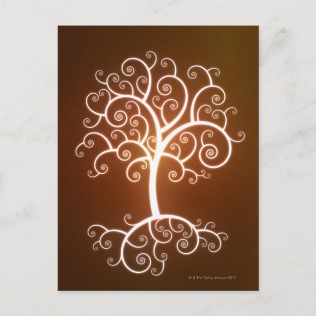 The Glowing Tree Postcard (Front)