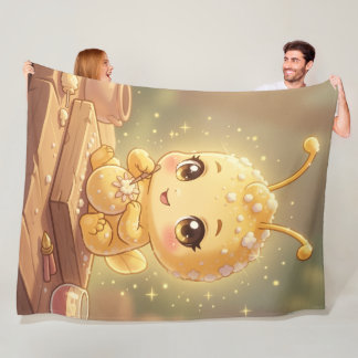 The Glowing Wanderer and the Art of Nectar.2 Fleece Blanket