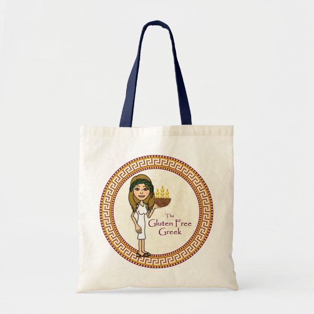 The Gluten Free Greek Budget Tote Bag (Front)