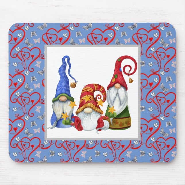 The Gnome Family Mouse Pad (Front)