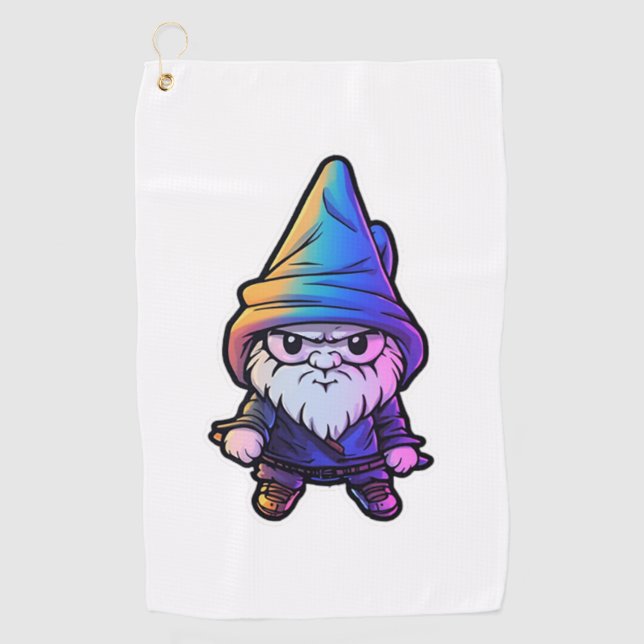 The Gnome of no Name   Golf Towel (Front)