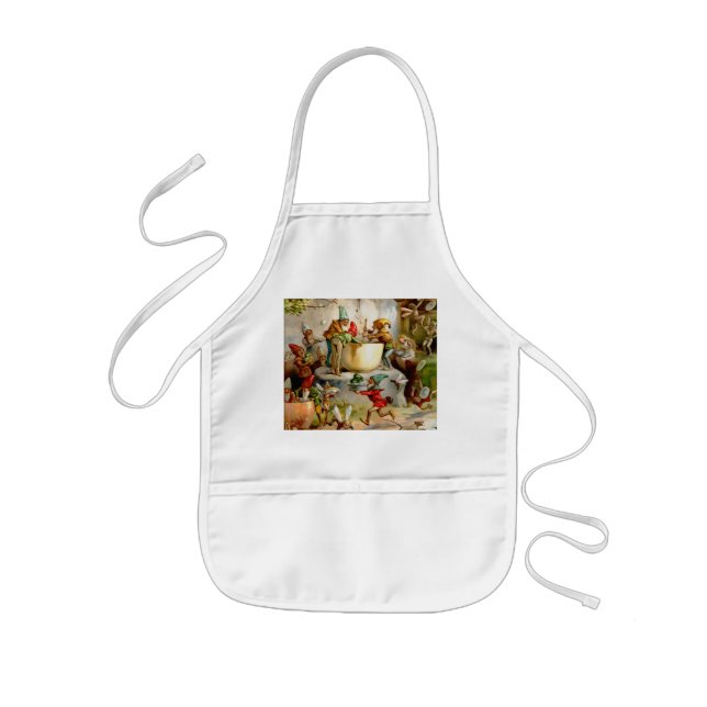 The Gnomes' Kitchen – 1895 Kids Apron (Front)