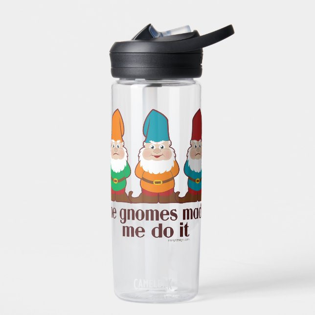 The Gnomes Made Me Do It CamelBak Water Bottle (Left)