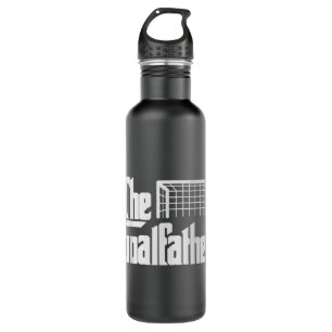 The Goal-father Dad Soccer Goalkeeper Goalie Chris 710 Ml Water Bottle