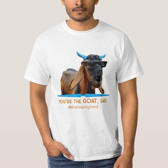 The GOAT Dad Shirt (Front)
