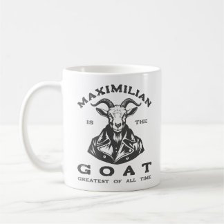The GOAT (Greatest Of All Time) With Your Name Coffee Mug