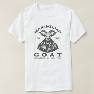 The GOAT (Greatest Of All Time) With Your Name T-Shirt