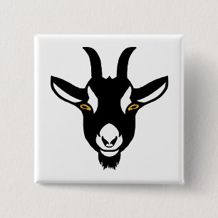 The Goat Network - Goat Pin - Square
