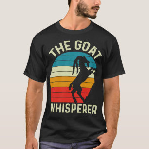 The Goat Whisperer Funny Goat Lover Farmer Gift T-Shirt