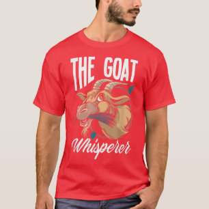 The Goat Whisperer Goats Farm Farmer Funny Goat Lo T-Shirt