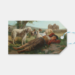 The Goatherder Girl's Siesta (by Carlo Ademollo) Gift Tags