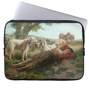 The Goatherder Girl's Siesta (by Carlo Ademollo) Laptop Sleeve