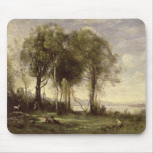 The Goatherds of Castel Gandolfo, 1866 Mouse Pad