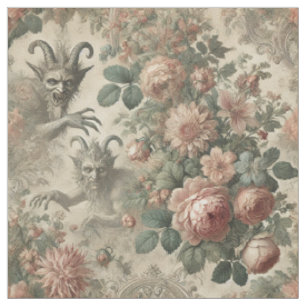 The Goatman’s Garden – Gothic Statement Tile Fabric