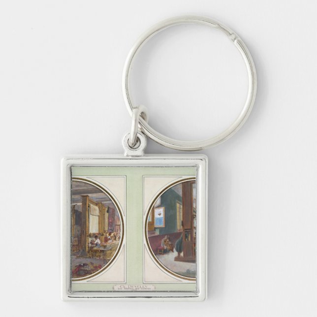 The Gobelins Workshop, 1840 Key Ring (Front)