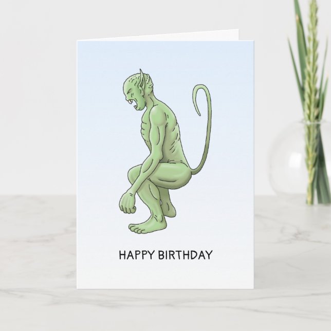 The Goblin Birthday Card (Front)