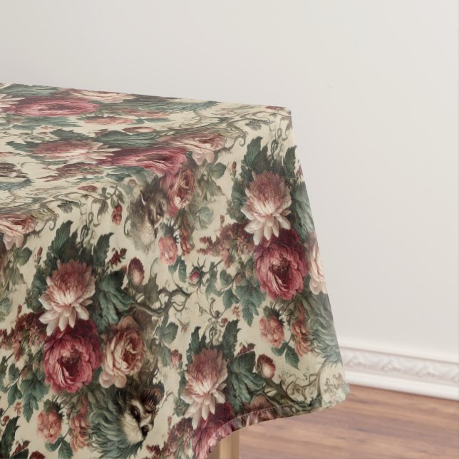 The Goblin Couriers – Gothic Medium Pattern Tablecloth (In Situ)