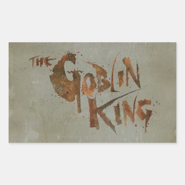 The Goblin King Rectangular Sticker (Front)