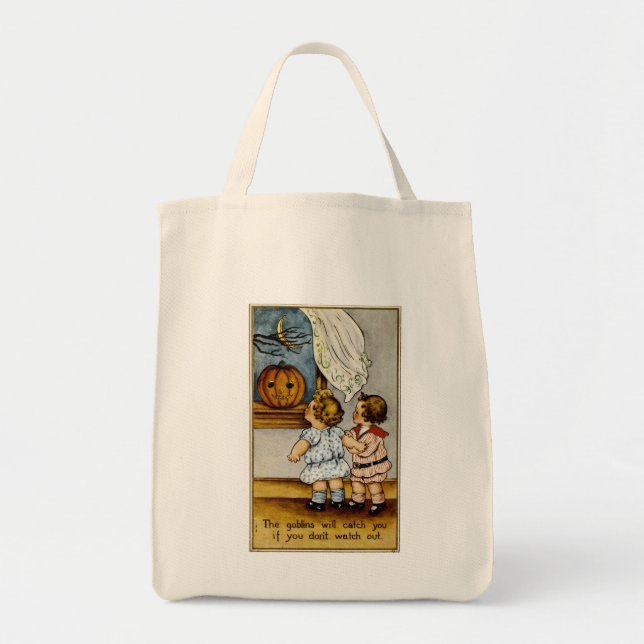 The Goblins Will Catch You! Tote Bag (Front)